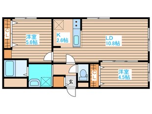 RESIDENCE SHINMEI NANGOUの物件間取画像